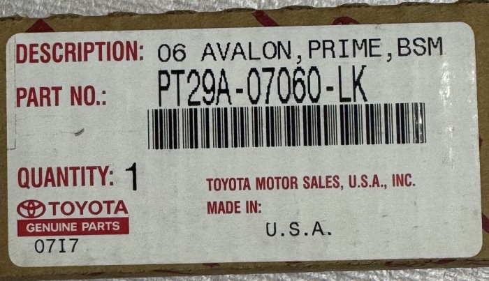 Накладки на двери левые TOYOTA Camry V40 PT29A07060LK